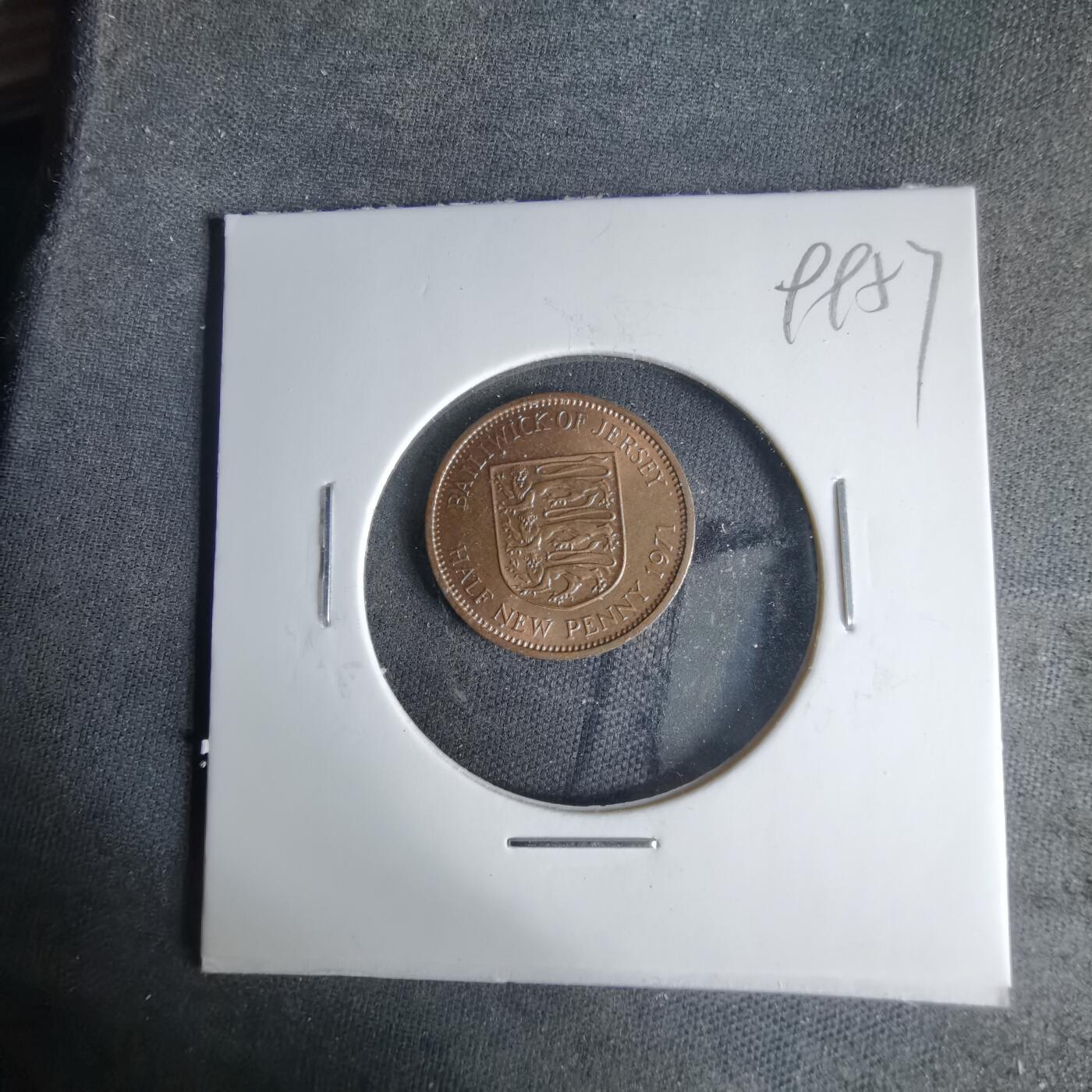 沼泽如烟--第999场 泽西1971年半便士