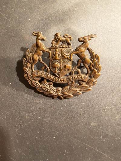 老王徽章第183期 - 英联邦南非国防军帽徽     一战时期