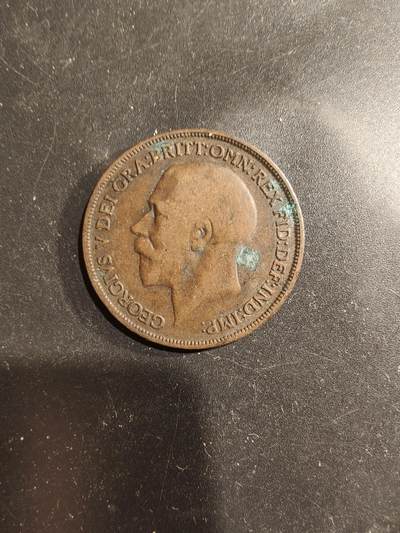 老王徽章第183期 - 英国1918年1便士铜币