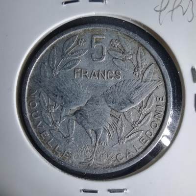 沼泽如烟--第999场 - 法属新喀里多尼亚1952年5法郎