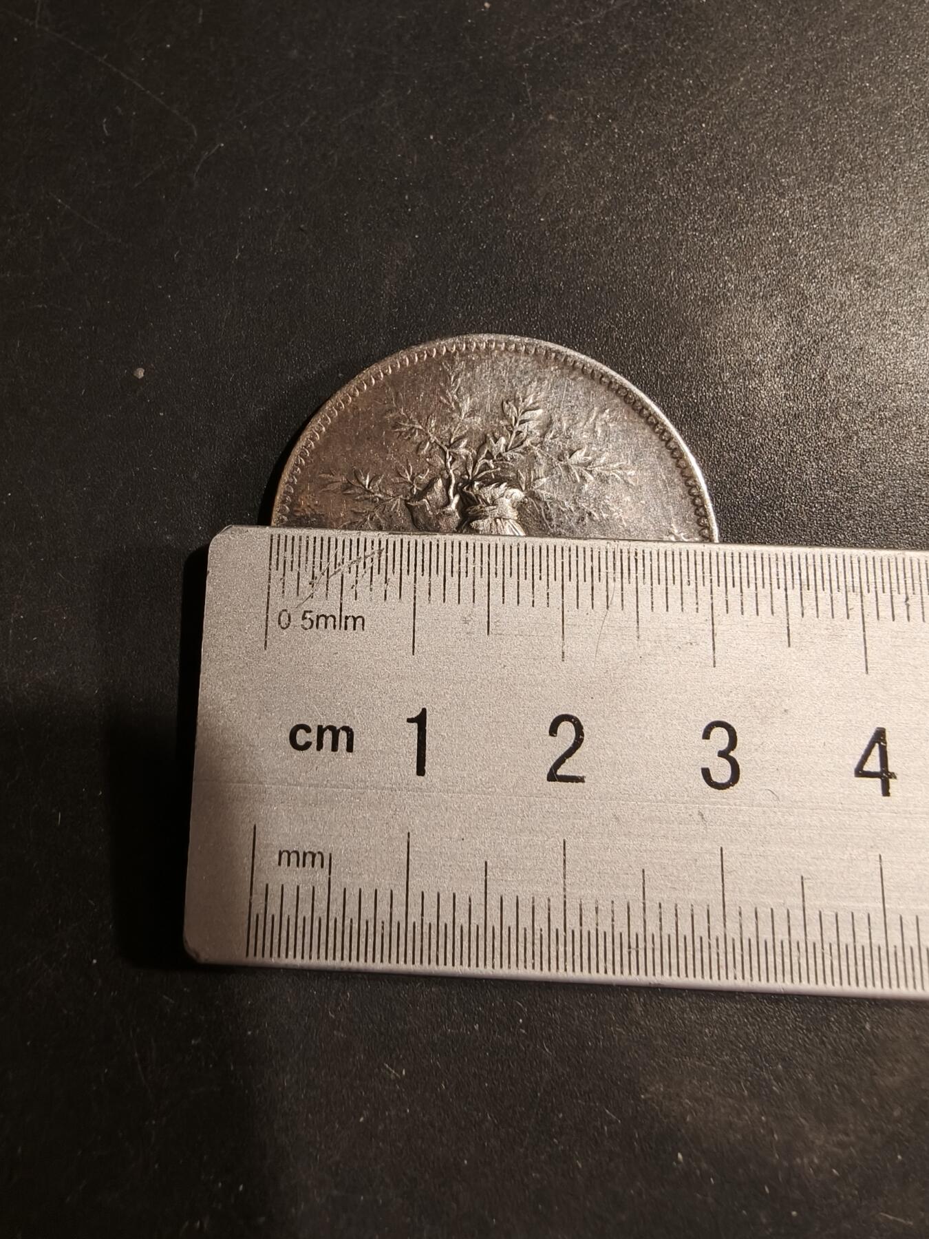 老王徽章第183期 法国1894年巴黎储蓄银行大银章    800银    大师夏普兰作品    直径31mm     重量14.8g