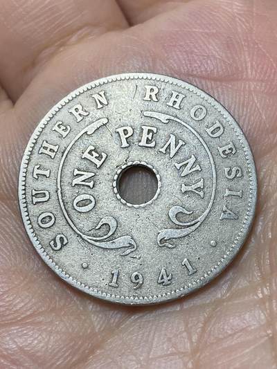 2026年第二十九场(总第一百九十八场）英国一线回流散币新年初九特拍场第一场(免佣金) - 英属南罗德西亚1941年1便士(乔治六世第一版)