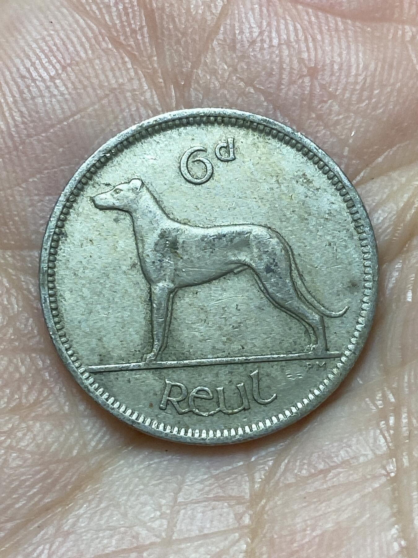 2026年第二十九场(总第一百九十八场）英国一线回流散币新年初九特拍场第一场(免佣金) 爱尔兰🇮🇪1942年6便士(共和国时期第一套第二版)