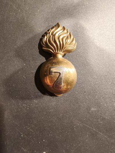 老王徽章第183期 - 英国伦敦团第7营帽徽     一战时期