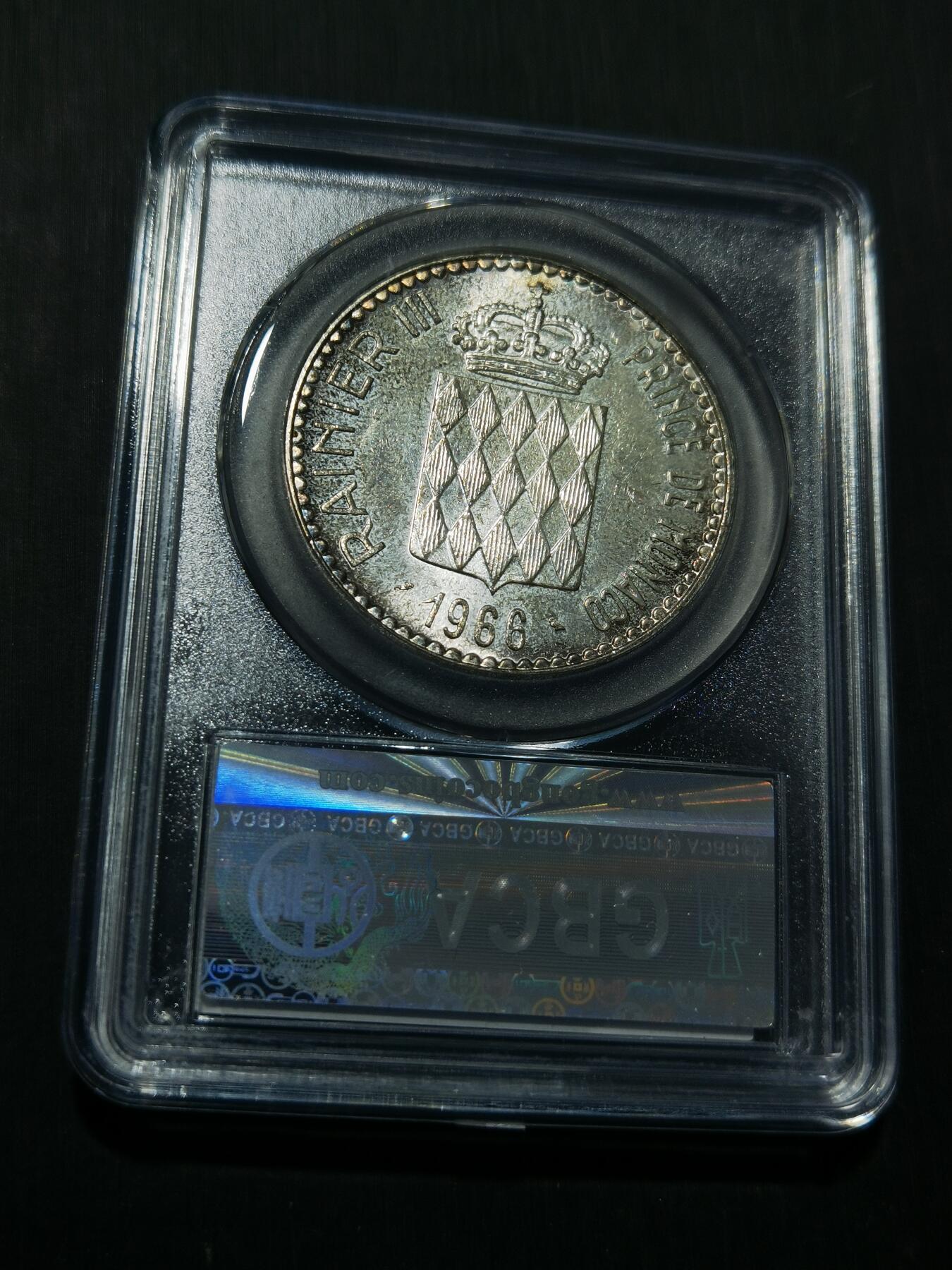 天下钱庄专场欢迎参拍 摩纳哥10法郎银币