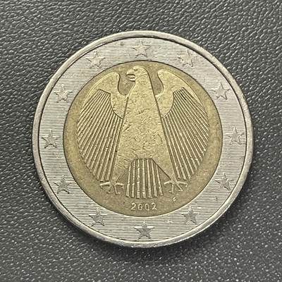 回流0301 - 德国2002年2欧元双金属币 联邦之鹰
