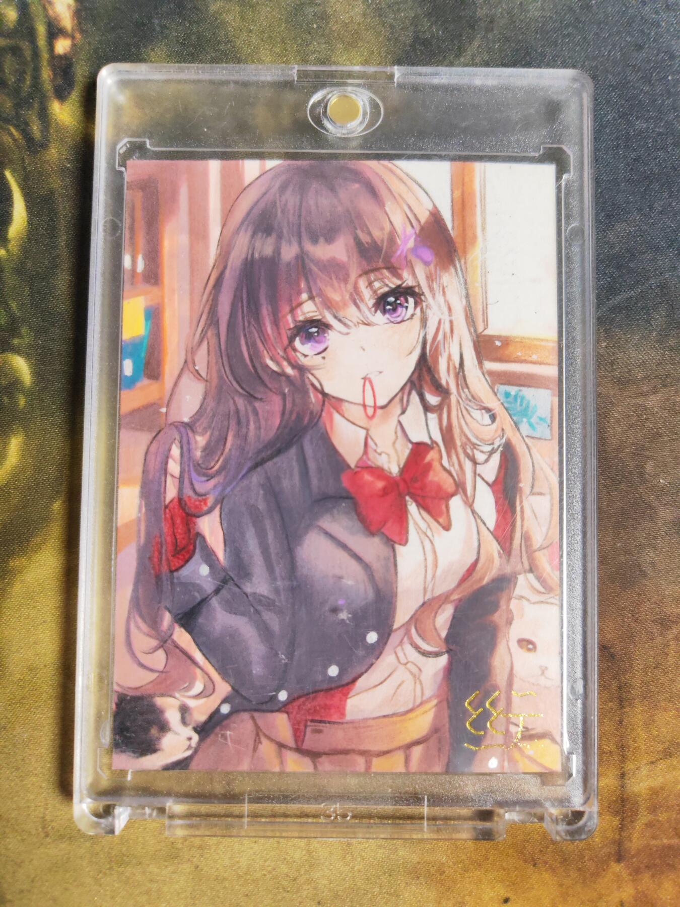 阳大大卡牌拍卖第101期（持续收拍品，周六晚上九点截拍，进群福利早知道） 【手绘卡】丝云 洛 办公室恋情