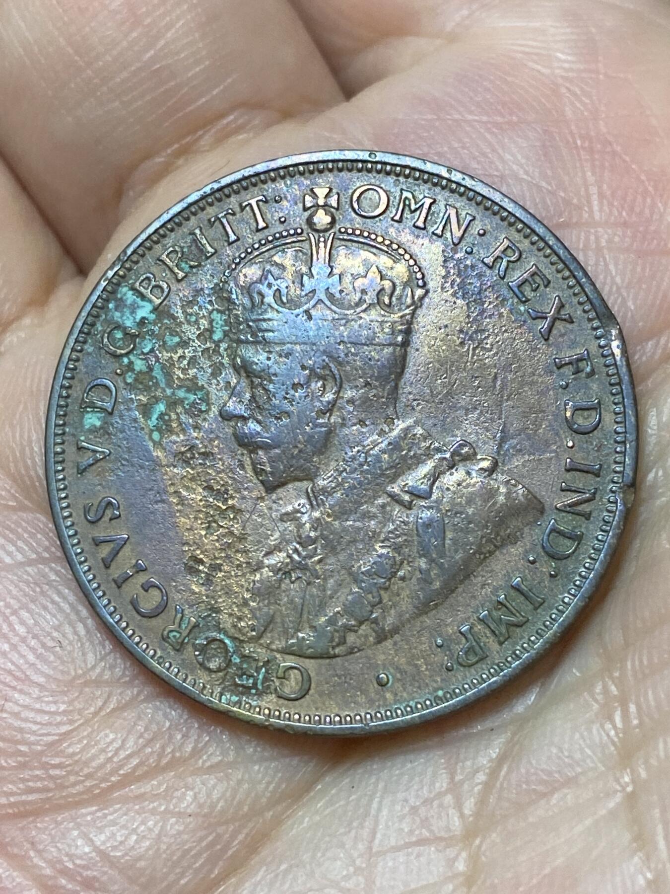 2026年第二十九场(总第一百九十八场）英国一线回流散币新年初九特拍场第一场(免佣金) 澳大利亚🇦🇺1917年1便士(乔治五世时期，c版I标加尔各答造)