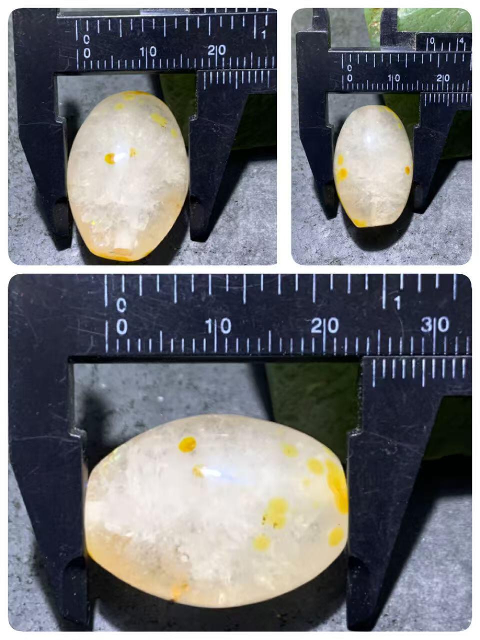 精美满冰飘鸡油黄战国红玛瑙随形勒子一颗！