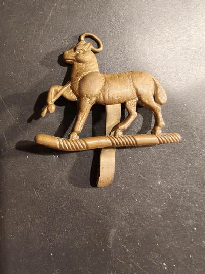 老王徽章第183期 - 英国女王西萨里步兵团帽徽    一战时期