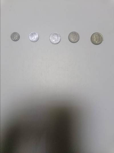 【20260221】非全新纸币和硬币第338场 - 西班牙5枚硬币