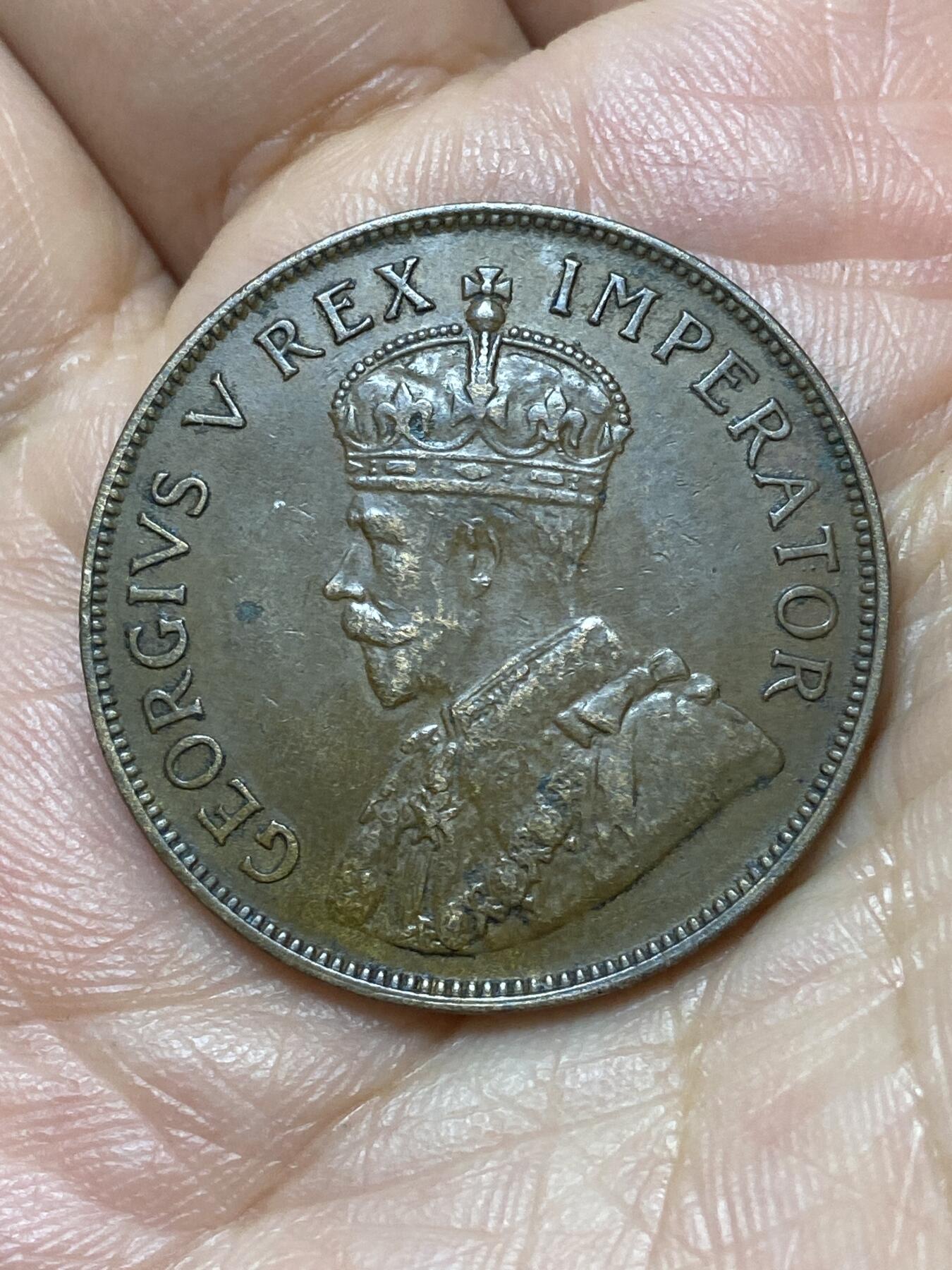 2026年第二十九场(总第一百九十八场）英国一线回流散币新年初九特拍场第一场(免佣金) 英属南非1936年1便士(乔治五世逝世年，第三版关门年)