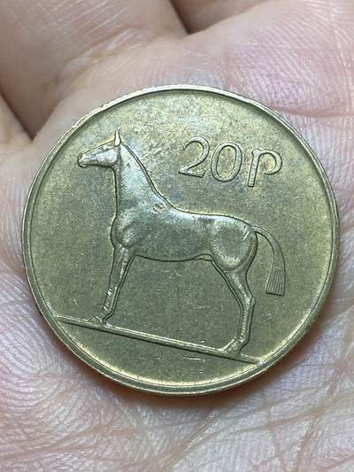 2026年第二十九场(总第一百九十八场）英国一线回流散币新年初九特拍场第一场(免佣金) - 爱尔兰🇮🇪1986年20便士(共和国时期第二套)