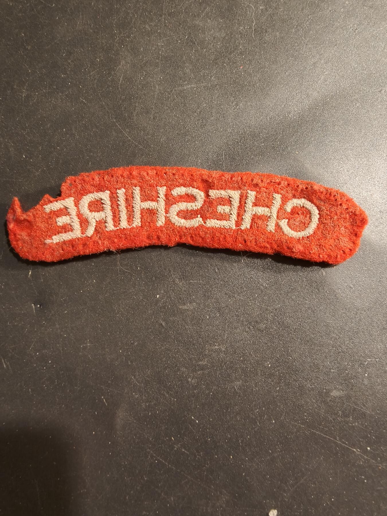 老王徽章第183期 英国柴郡步兵团臂章