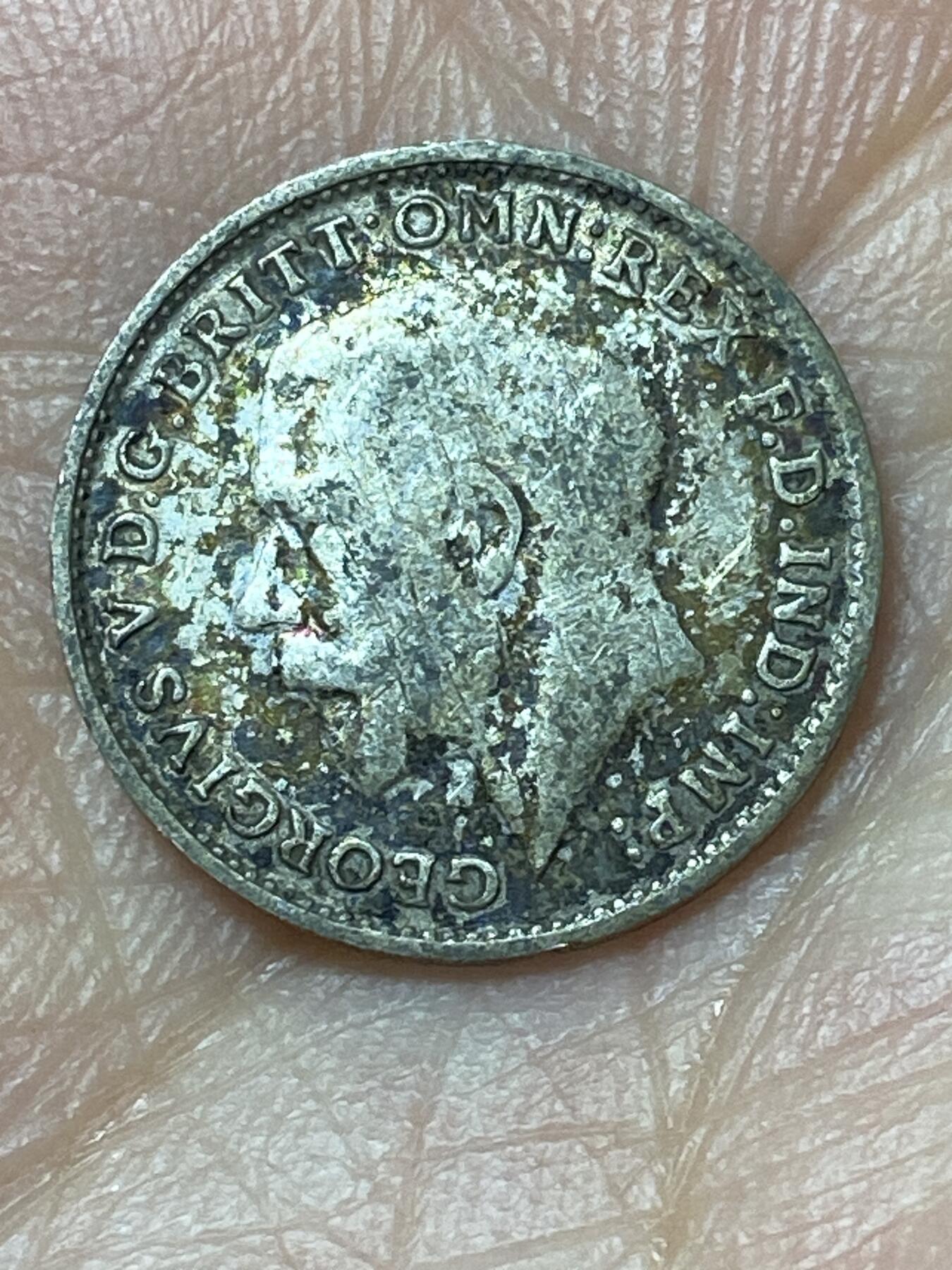 2026年第二十九场(总第一百九十八场）英国一线回流散币新年初九特拍场第一场(免佣金) 英国🇬🇧1925年3便士银币(乔治五世第二版，500银)