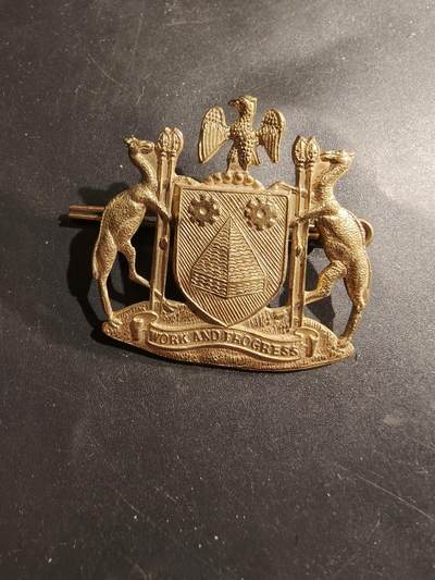 老王徽章第183期 - 尼日利亚卡诺州政府贝雷帽徽   俗称文明宪法与骆驼鹰