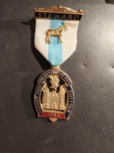 老王徽章第183期 - 英国萨福克共济会奖章