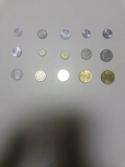 【20260221】非全新纸币和硬币第338场 - 欧洲国家15枚硬币