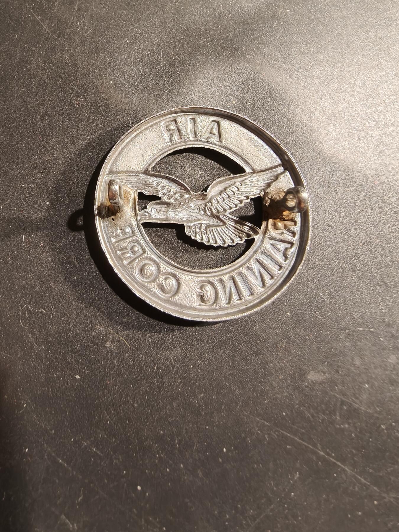 老王徽章第183期 英国空中训练团帽徽    女王时期