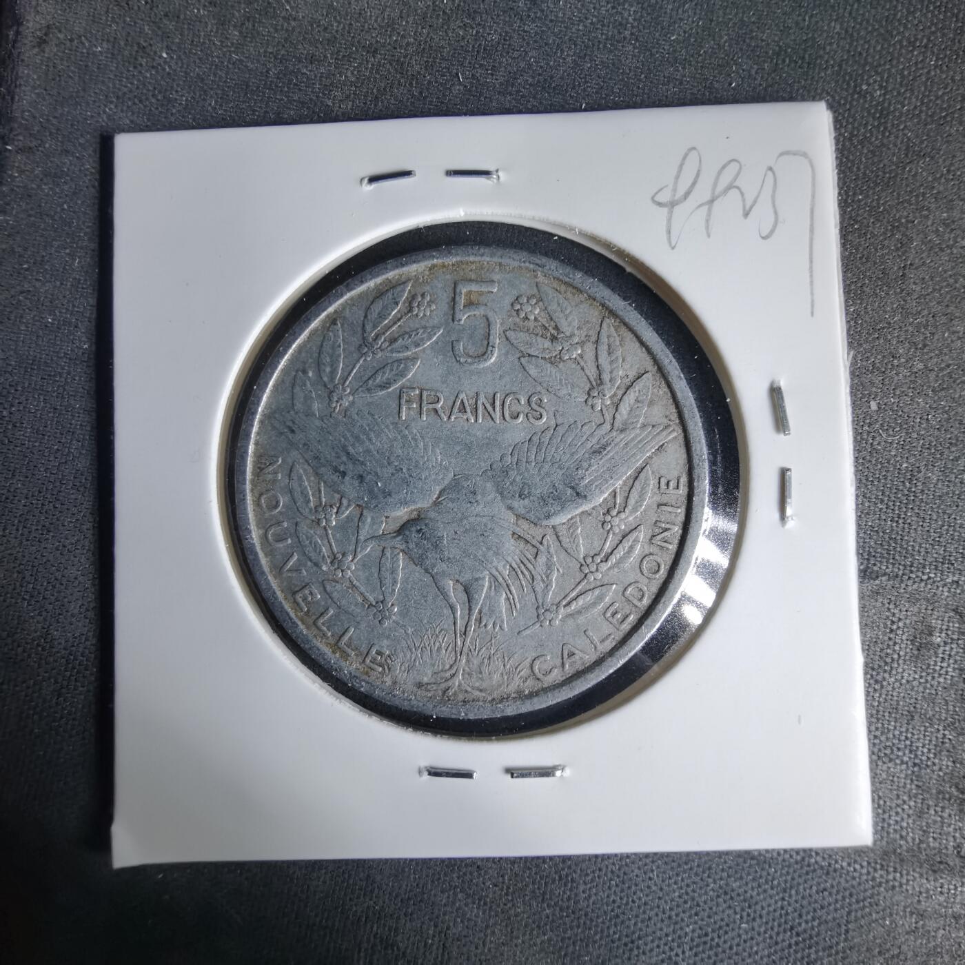 沼泽如烟--第999场 法属新喀里多尼亚1952年5法郎