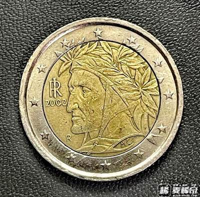 意大利2002年2欧元双金属双色靓品硬币 - 意大利2002年2欧元双金属双色靓品硬币