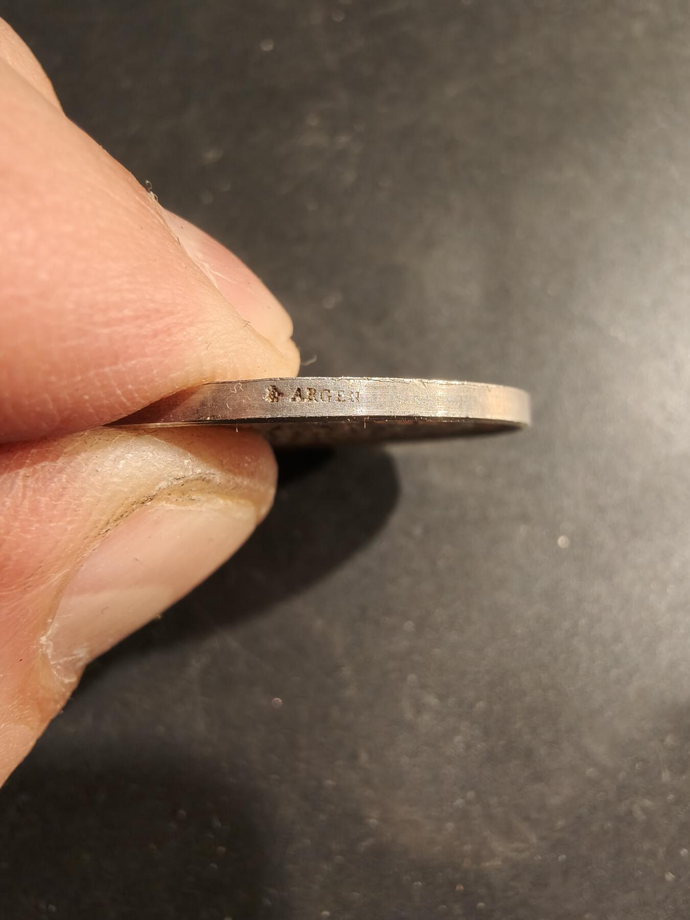 老王徽章第183期 法国1861年埃尔伯夫商会大银章    950银蜜蜂标     直径33mm     重量14g