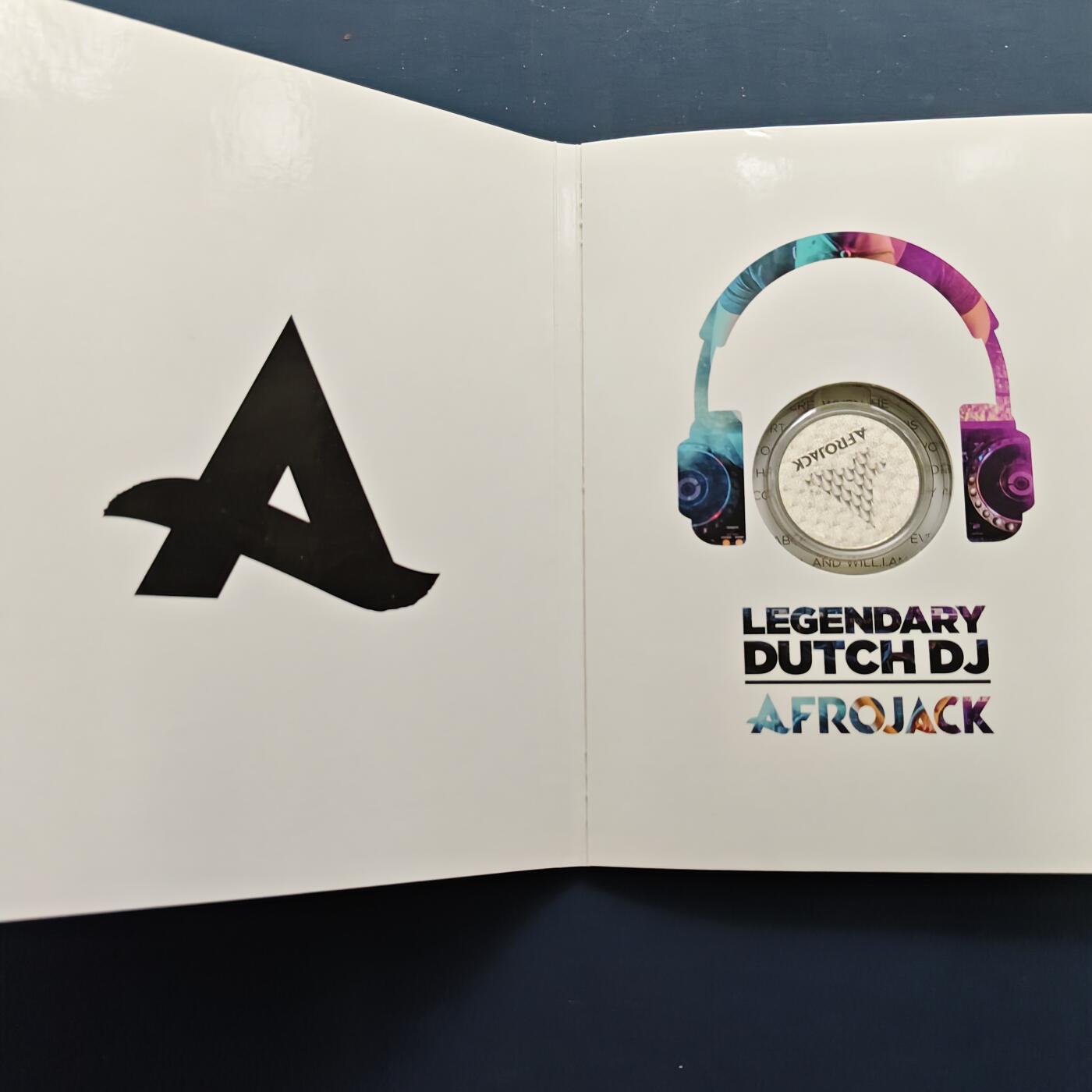 【全场包邮】纯粹捡漏拍504场-更新中 【纪念章】荷兰著名的DJ和音乐制作人Afrojack精制卡册纪念章-荷兰皇家造币厂官方发行