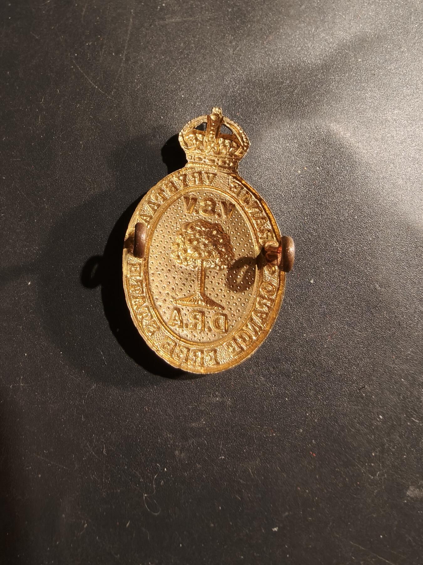 老王徽章第183期 奥伦治自由邦武装力量帽徽    布尔战争时期