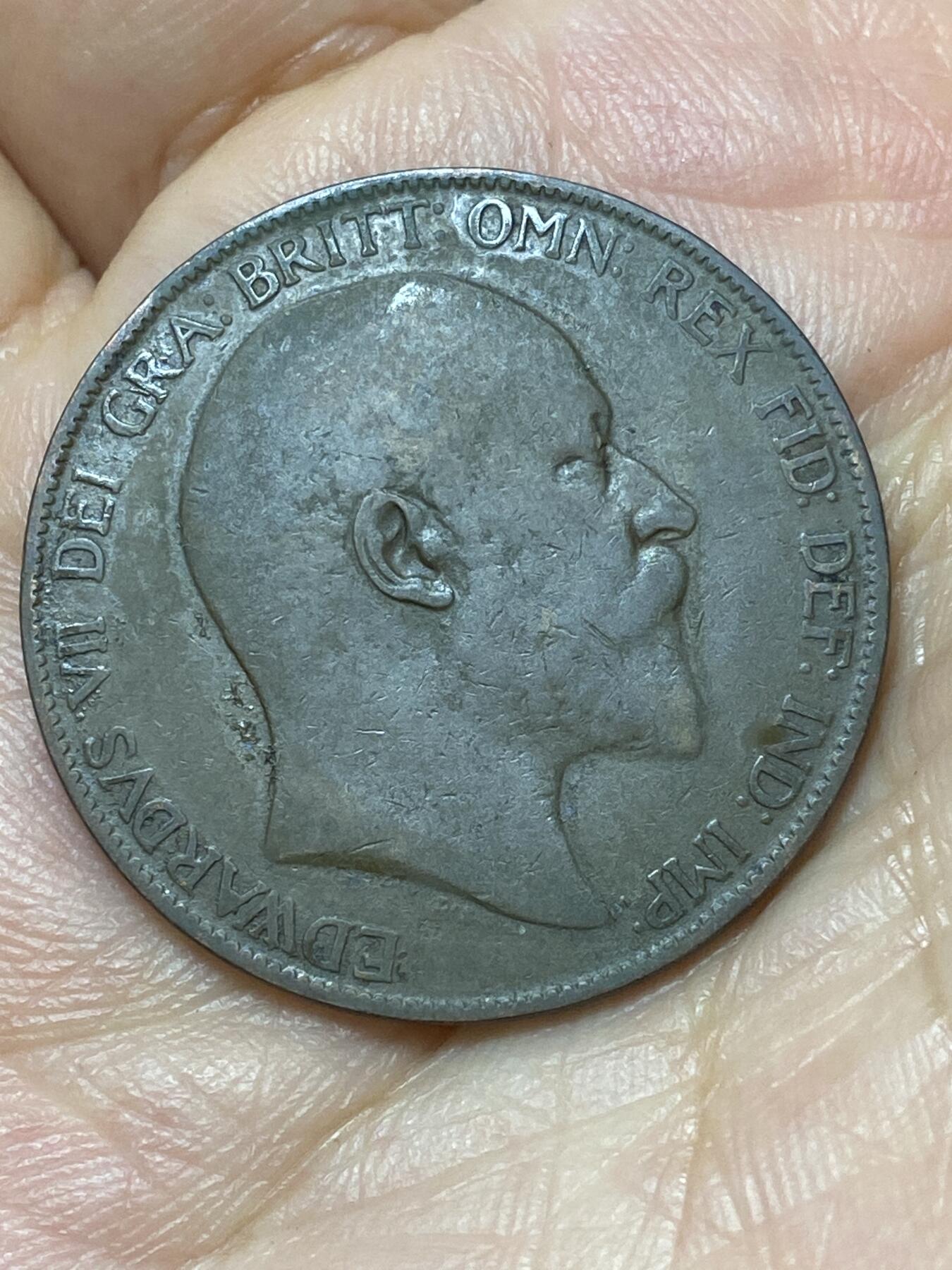 2026年第二十九场(总第一百九十八场）英国一线回流散币新年初九特拍场第一场(免佣金) 英国🇬🇧1907年1便士(爱德华七世时期)