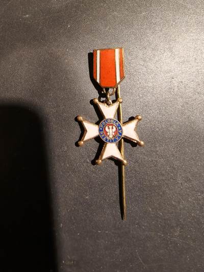 老王徽章第183期 - 骑士级波兰复兴勋章迷你针插    1944版