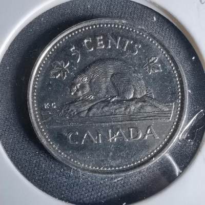 沼泽如烟--第999场 - 加拿大2002年五分纪念币