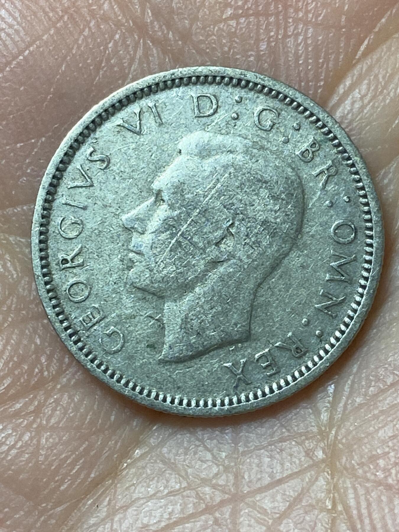 2026年第二十九场(总第一百九十八场）英国一线回流散币新年初九特拍场第一场(免佣金) 英国🇬🇧1940年6便士银币(乔治六世第一版，500银)