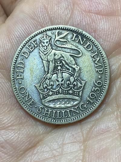 2026年第二十九场(总第一百九十八场）英国一线回流散币新年初九特拍场第一场(免佣金) - 英国🇬🇧1936年1先令(乔治五世逝世年，第四版关门年，500银)