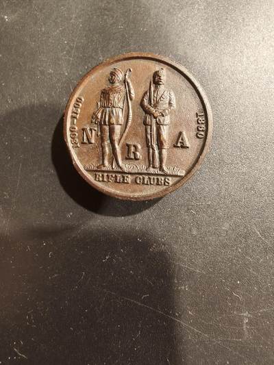 老王徽章第183期 - 英国步枪射击俱乐部纪念章