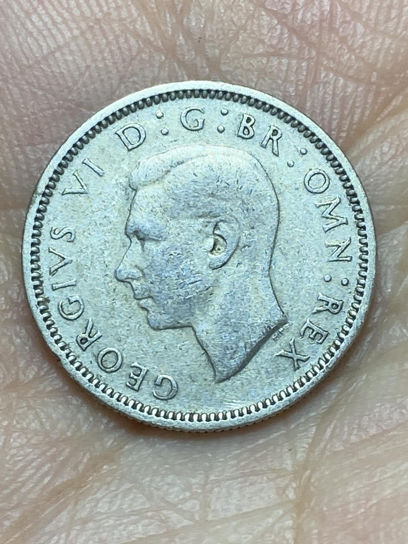 2026年第二十九场(总第一百九十八场）英国一线回流散币新年初九特拍场第一场(免佣金) 英国🇬🇧1938年6便士银币(乔治六世第一版，500银)