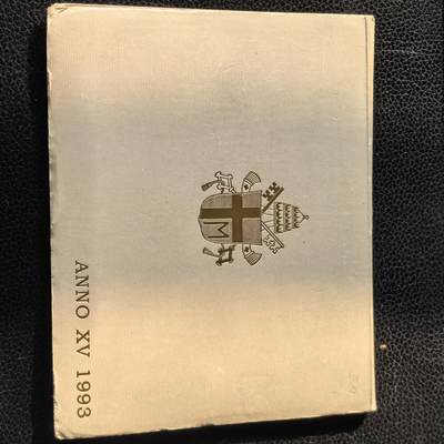 道一币馆币章第一百六十六场 - 原包装 梵蒂冈1993年套币7枚 含1000里拉银币
