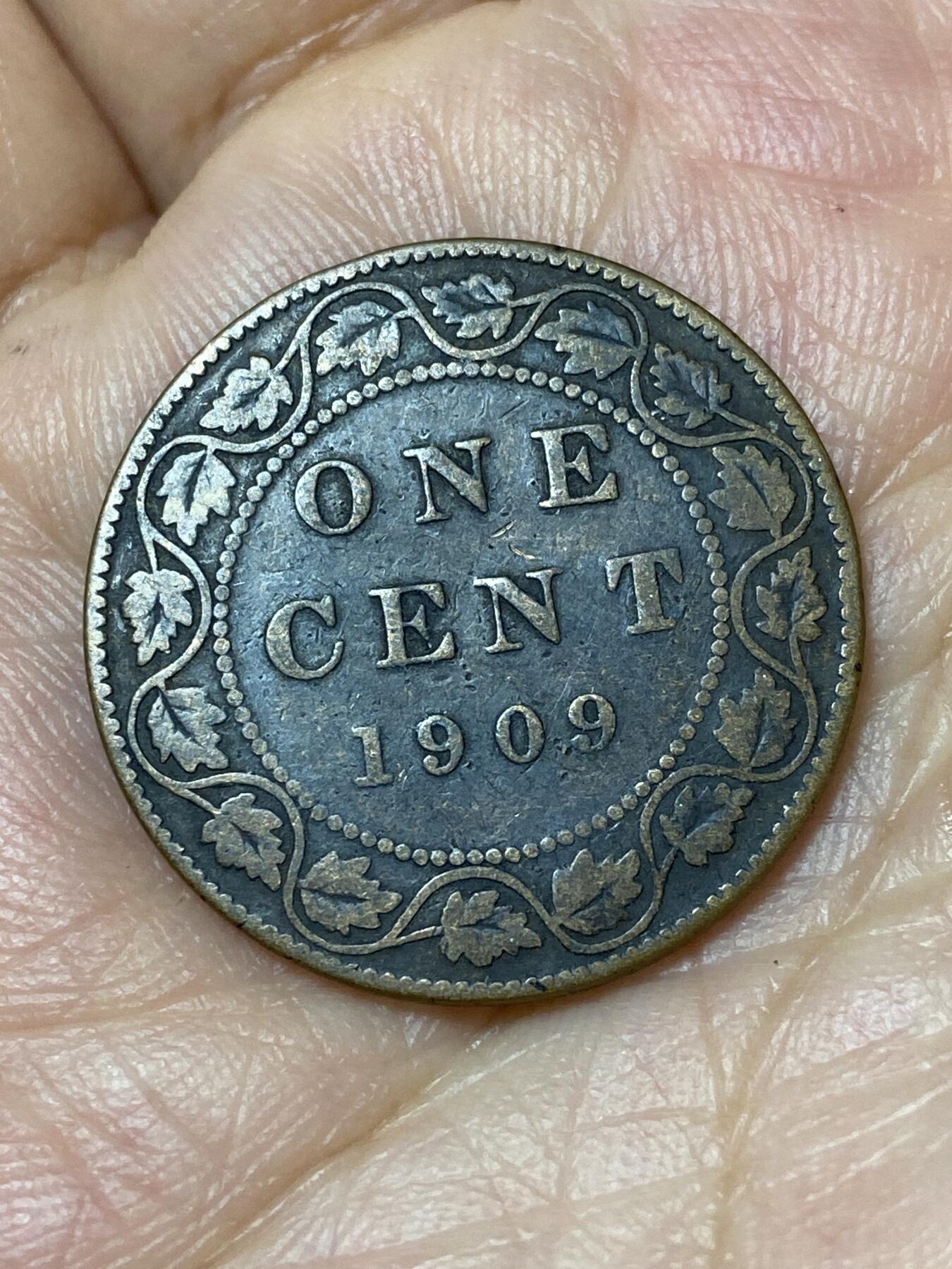 2026年第三十场(总第一百九十九场）英国一线回流散币特拍第二场(免佣金) 加拿大🇨🇦1909年1分(爱德华七世时期)