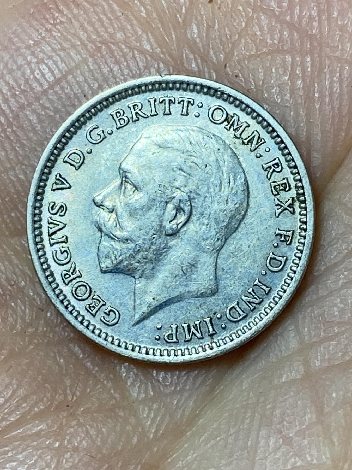 2026年第三十场(总第一百九十九场）英国一线回流散币特拍第二场(免佣金) 英国🇬🇧1933年3便士银币(乔治五世第四版，500银)