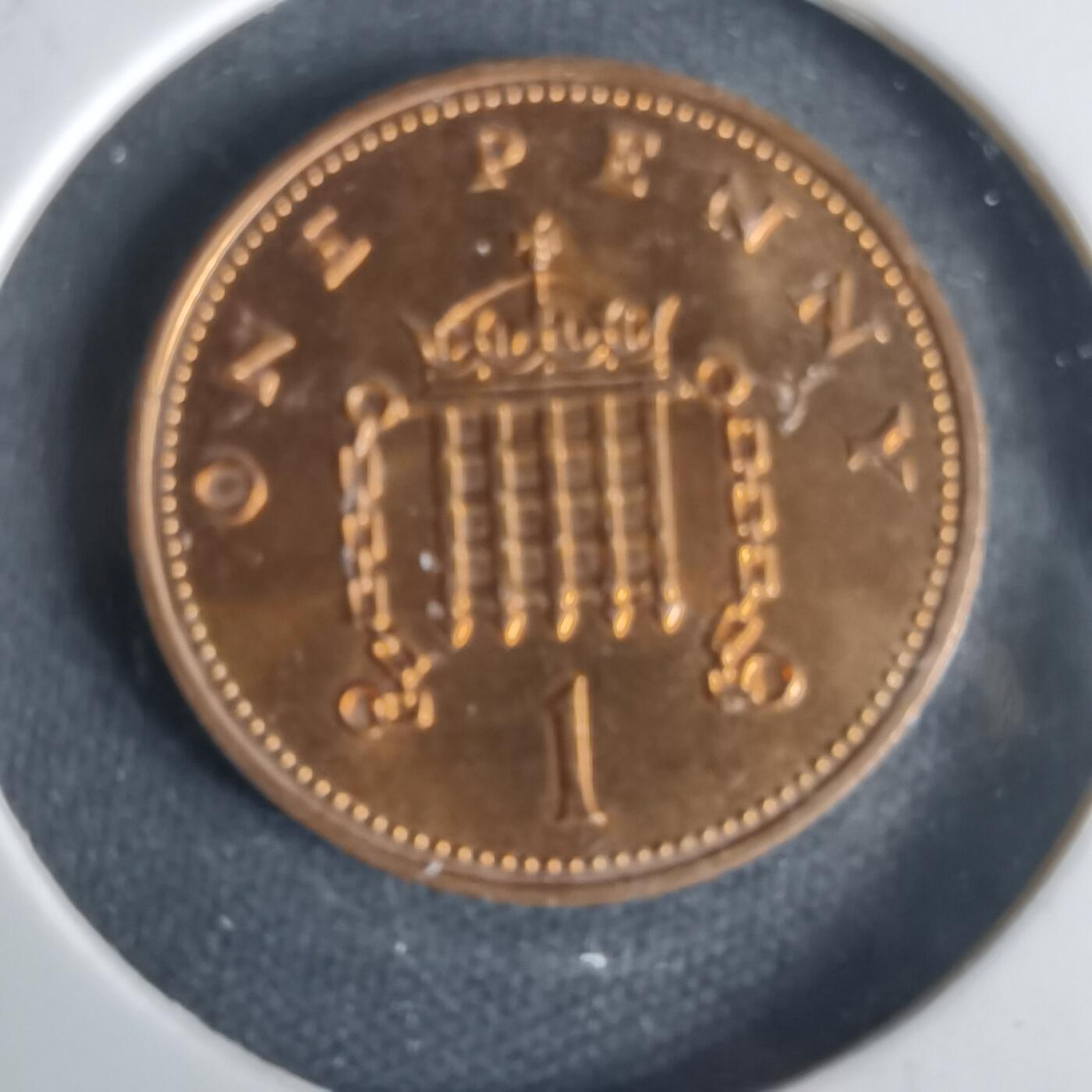 沼泽如烟--第1001场 英国1982年1便士