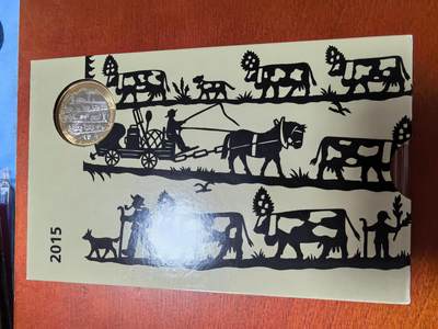 长老汇马年精选第二场拍卖 - 2015瑞士精制币8枚套，盒证全，含10法郎精制双色币1枚