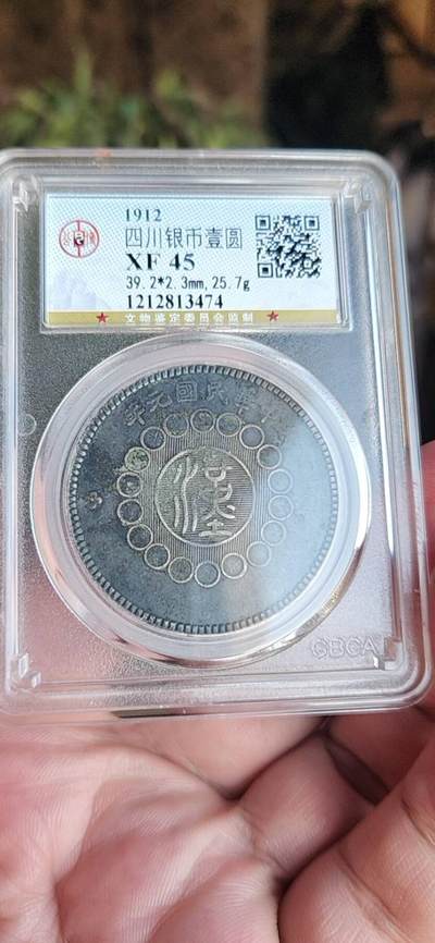 四川银币壹圆，公博评级，保真包老。 - 四川银币壹圆，公博评级，保真包老。