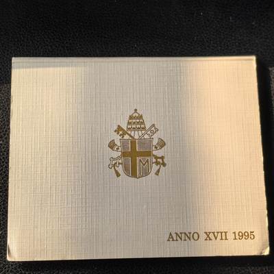 道一币馆币章第一百六十六场 - 原包装 梵蒂冈1996年套币7枚 含1000里拉银币