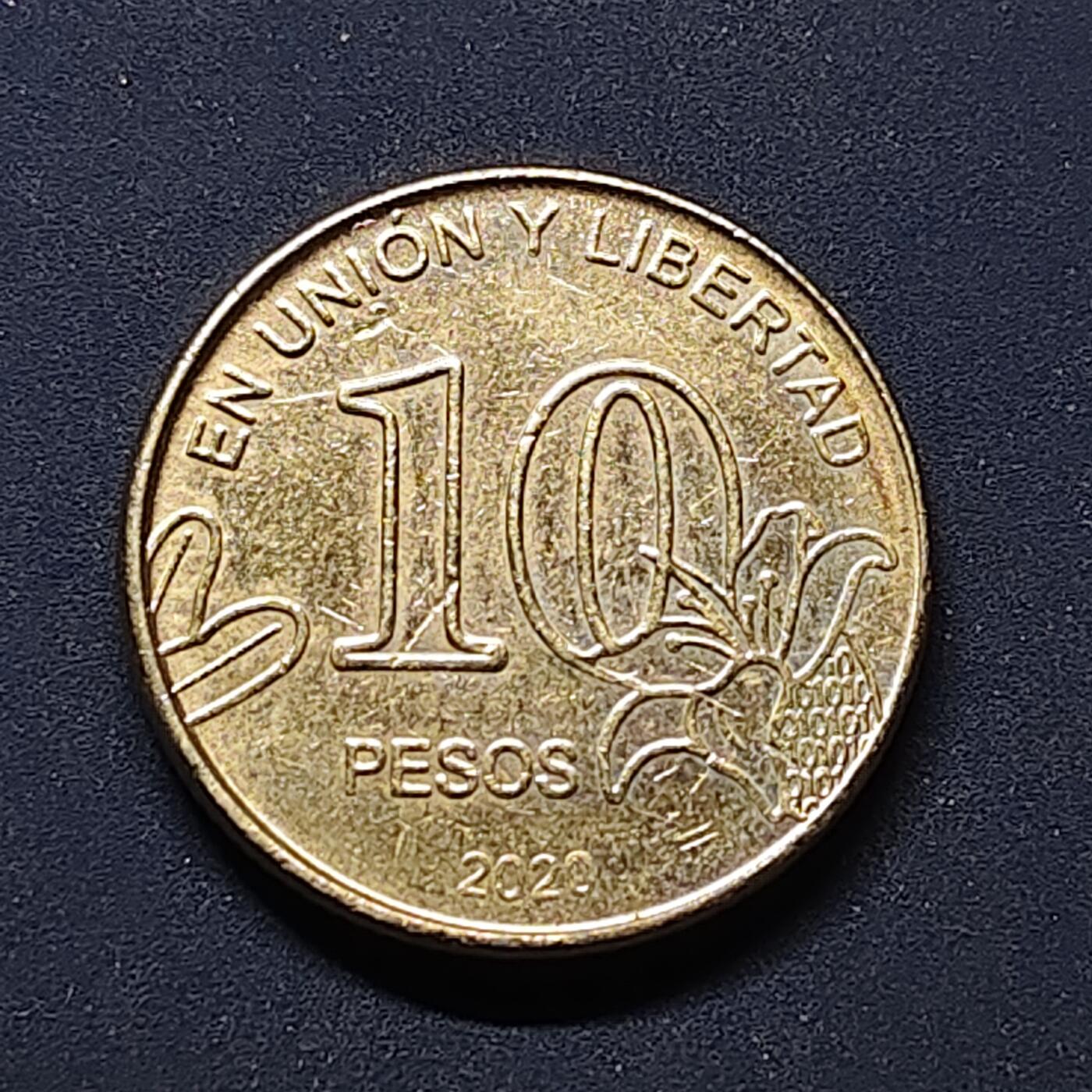 【全场包邮】纯粹捡漏拍504场-更新中 阿根廷2020年新版10比索硝皮牧豆树（阿根廷特有树种）