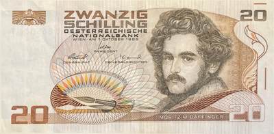 回流0218 新春快乐，马年大吉！ - 奥地利1986年版20奥地利先令（¥11.88元）纸币