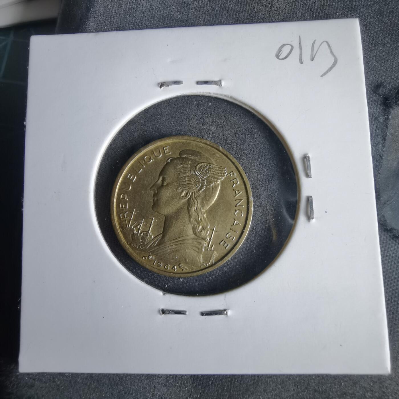 沼泽如烟--第1001场 法属留尼旺1964年10法郎