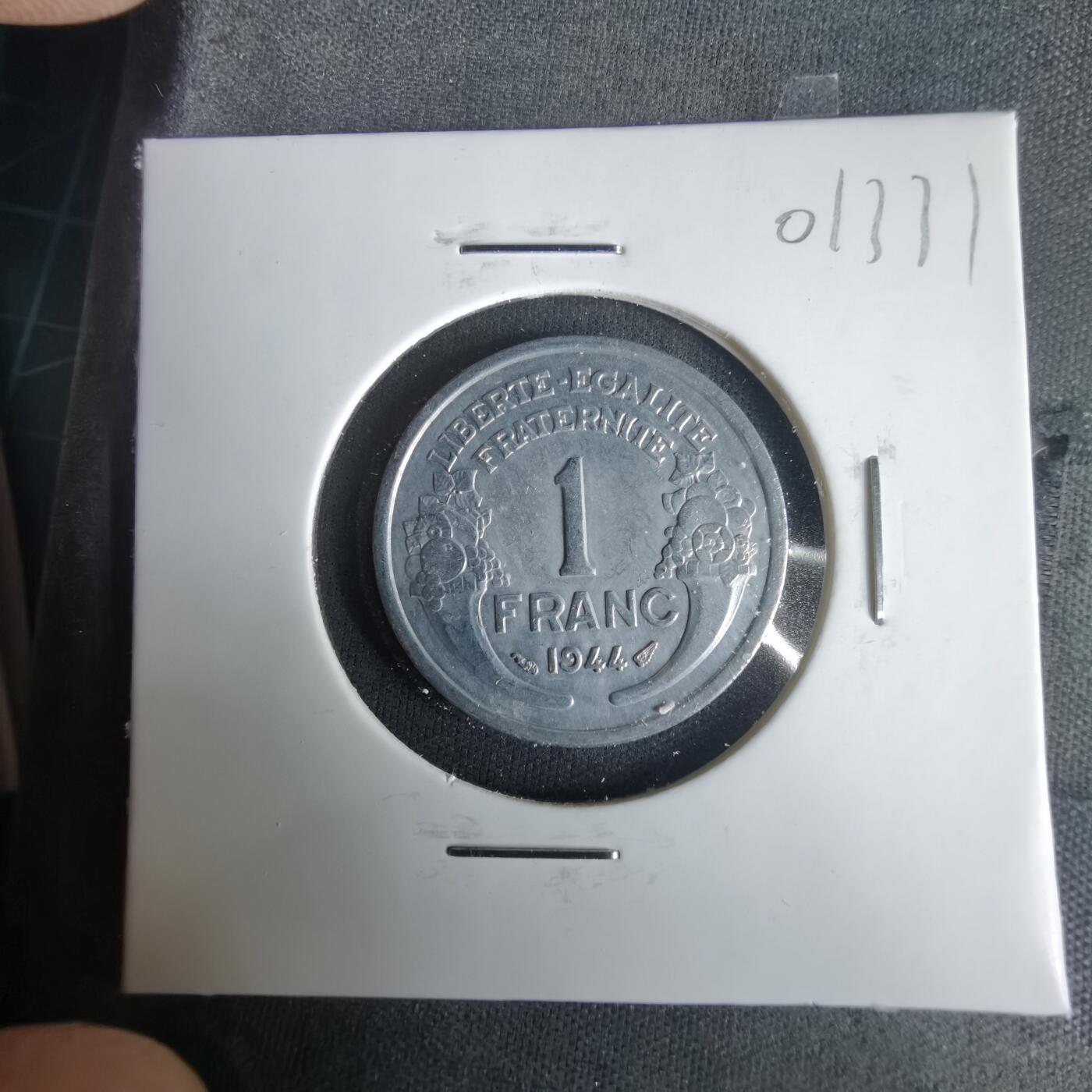 沼泽如烟--第1001场 法国1944年1法郎