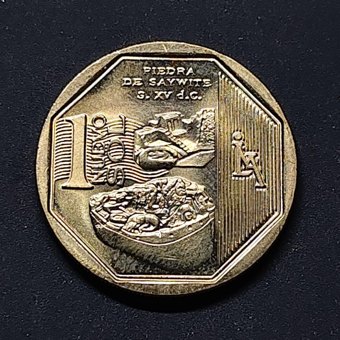 【全场包邮】纯粹捡漏拍504场-更新中 秘鲁2012年1索尔财富和骄傲系列萨伊维特遗址纪念币