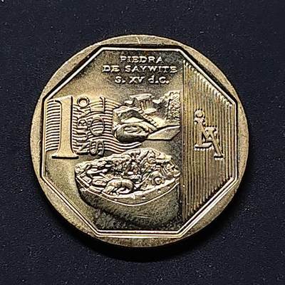 【全场包邮】纯粹捡漏拍504场 - 秘鲁2012年1索尔财富和骄傲系列萨伊维特遗址纪念币