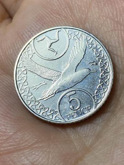 2026年第三十场(总第一百九十九场）英国一线回流散币特拍第二场(免佣金) - 英属马恩岛🇮🇲2017年5便士(伊丽莎白二世老年第四套)