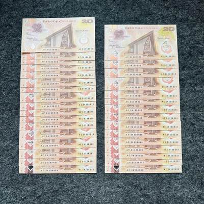 巴布亚新几内亚2024年20基纳塑料钞 新年份和新签名 无47 - 巴布亚新几内亚2024年20基纳塑料钞 新年份和新签名 无47